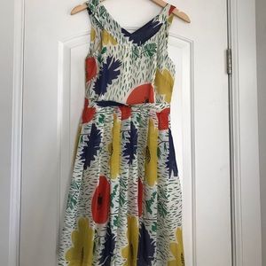 Anthropologie Floral Dress